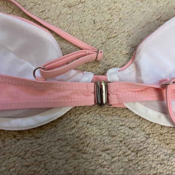 SHEIN Basics Solid Underwire Bikini Swimsuit XS Pink - Picture 5 of 6